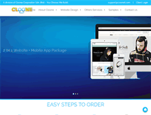 Tablet Screenshot of clooneit.com